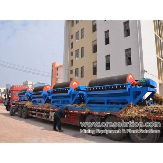 Мокрый магнитный сепаратор