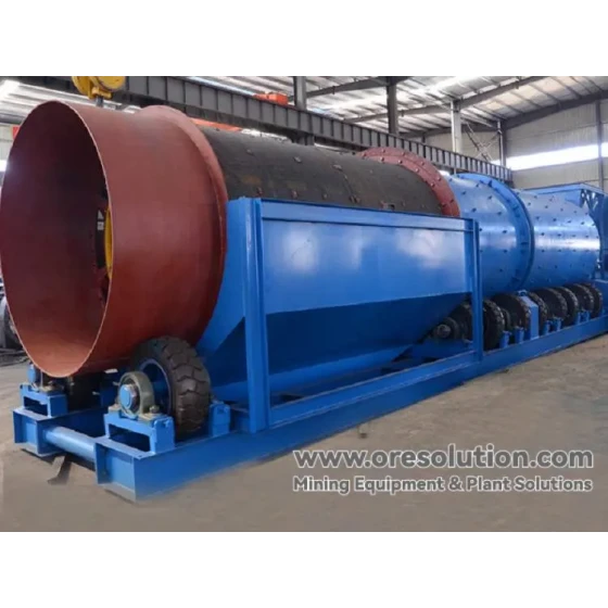 Производственная линия по обогащению россыпной руды драгоценных камней и технологический процесс